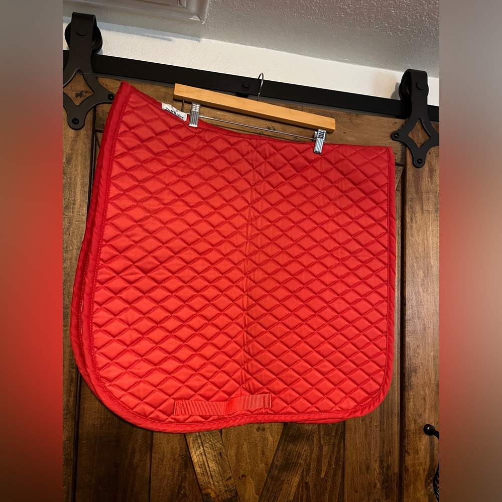 TUFF RIDER 🐎 RED DRESSAGE PAD